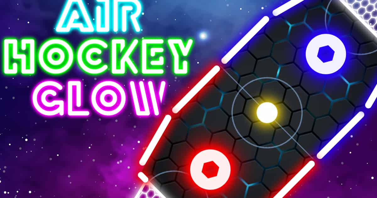 Action- Air Hockey Glow Game Cover