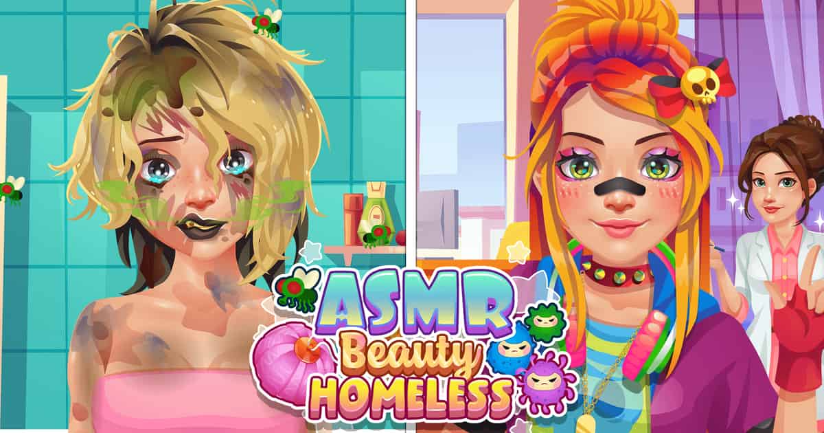 ASMR Beauty Homeless Game Cover