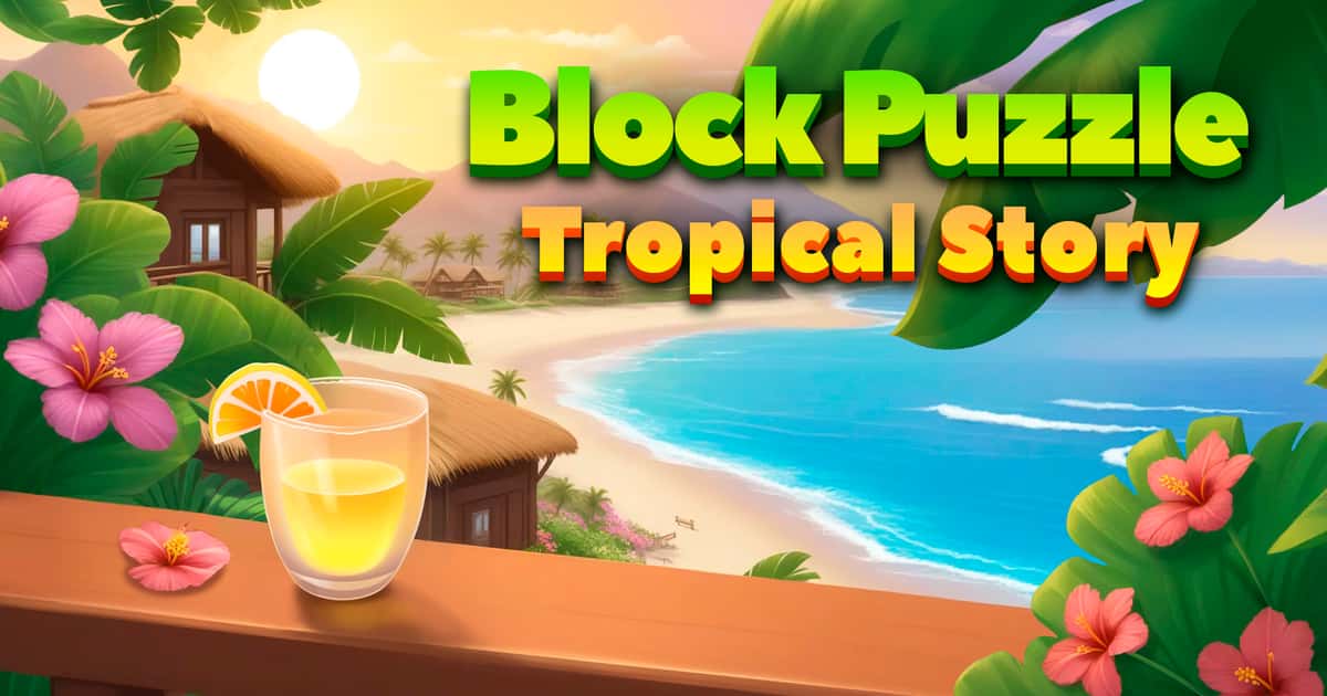 Puzzle-Block Puzzle Tropical Story Game Cover