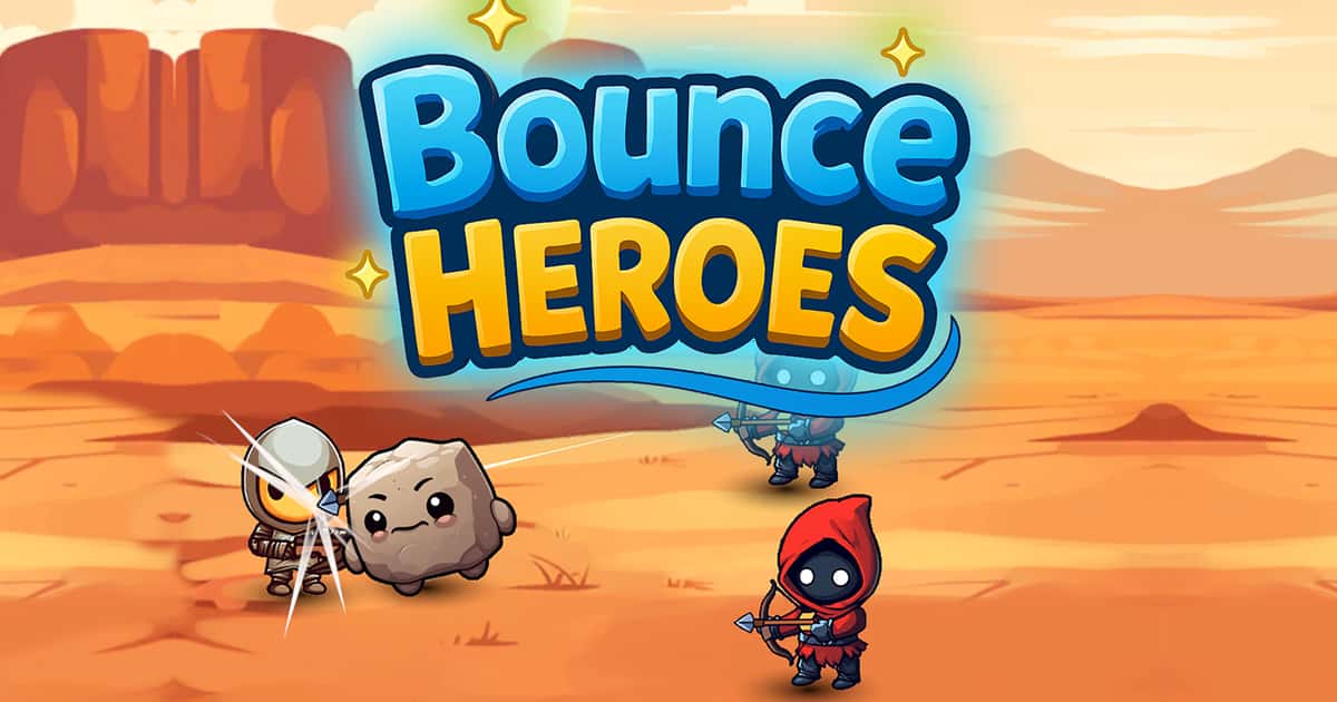 Action-Bounce Heroes Game Cover