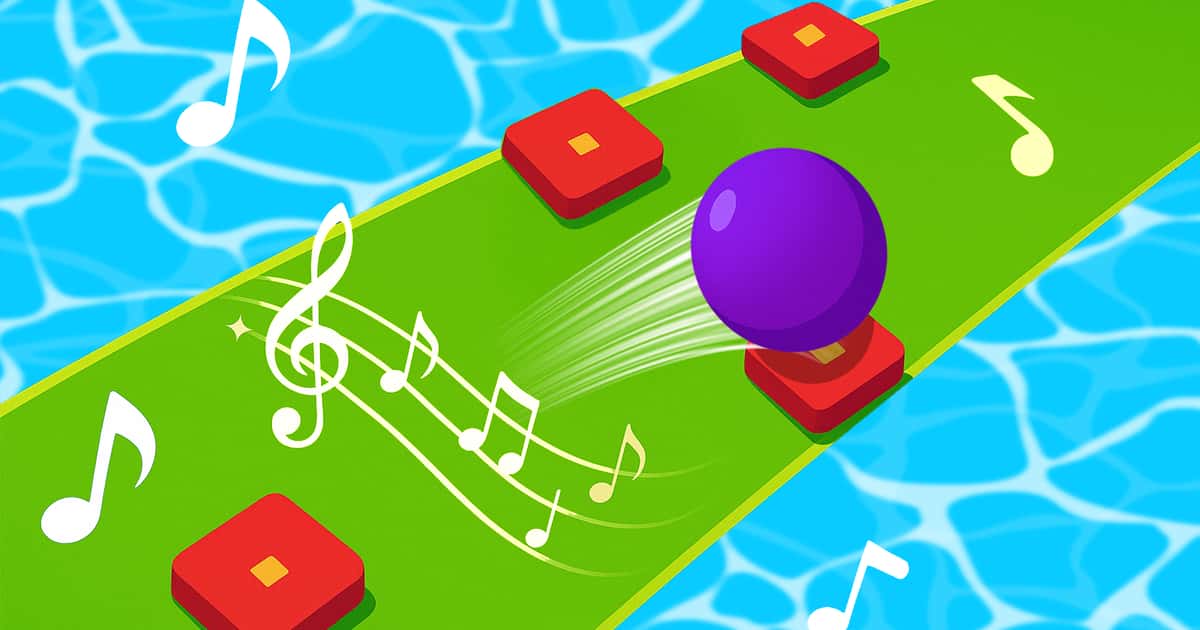 Action-Color Music Hop Ball Games Game Cover