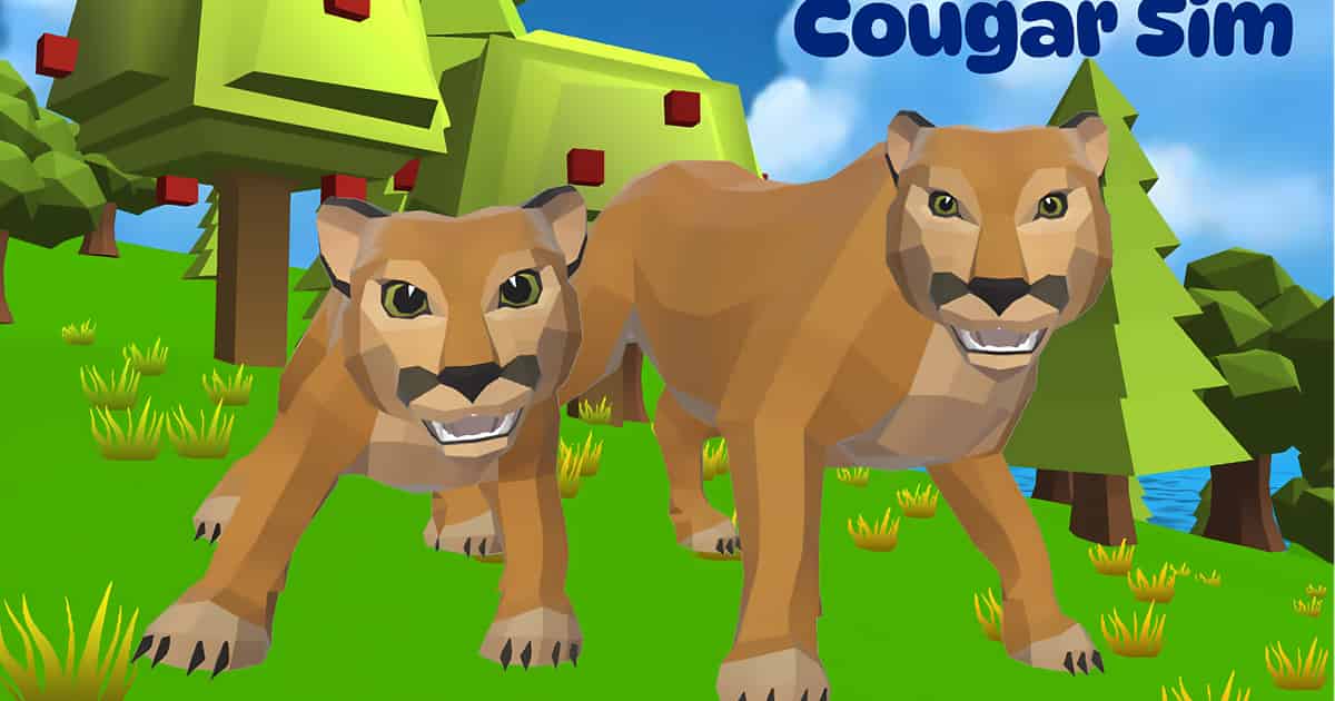 Simulation-Cougar Simulator: Big Cats Game Cover