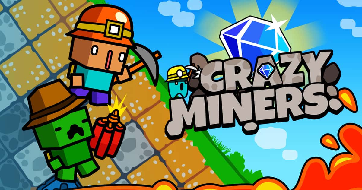 IO-Crazy Miners Multiplayer Game Cover