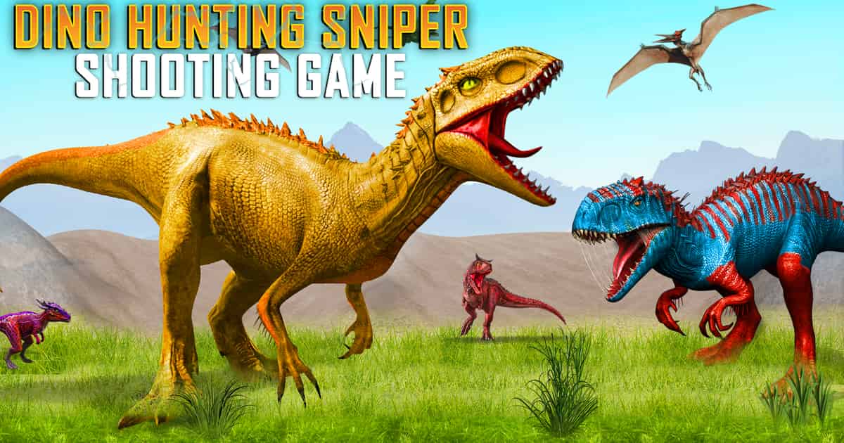Action- Dino Hunting Sniper Shooting Game Game Cover