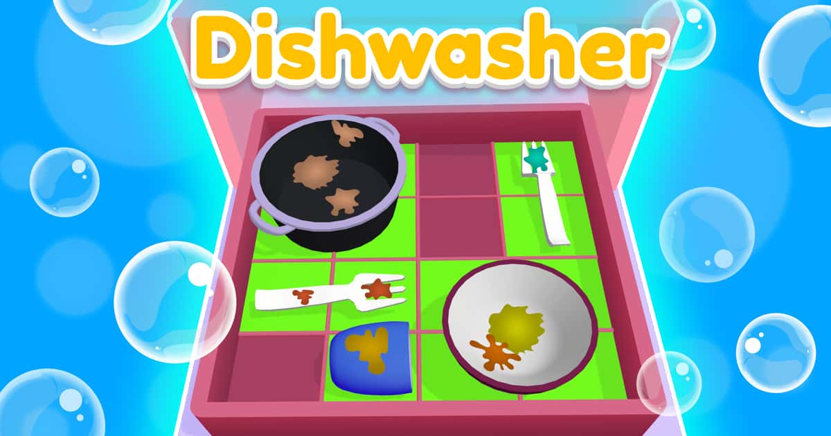 Simulation-Dishwasher Game Cover