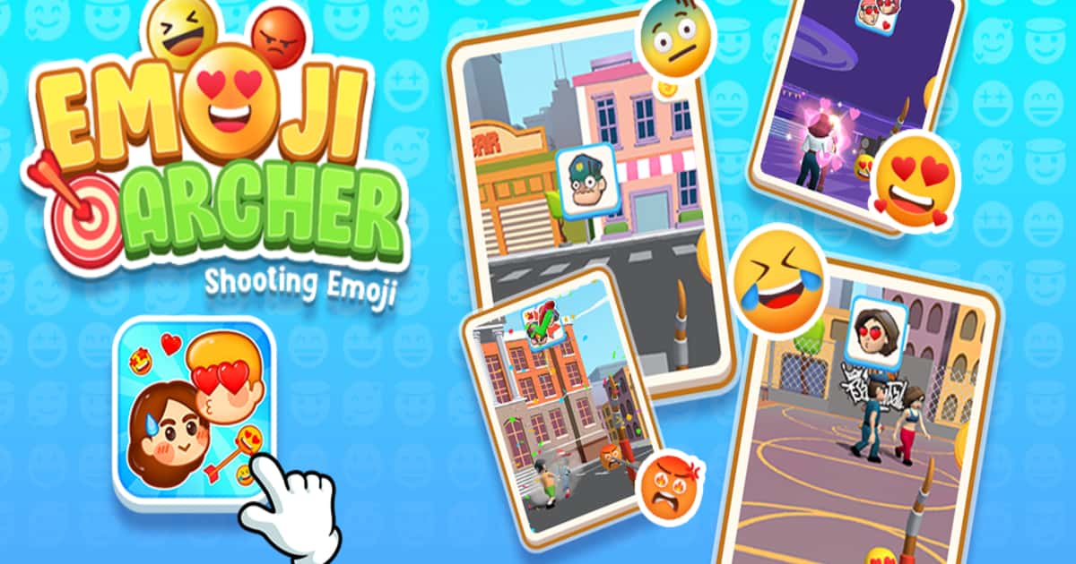 Action-Emoji Archer - Shooting Emoji Game Cover