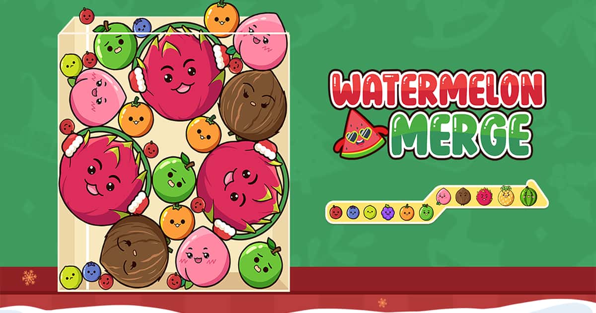 Puzzle-Fruit Merge Juicy Drop Game Game Cover