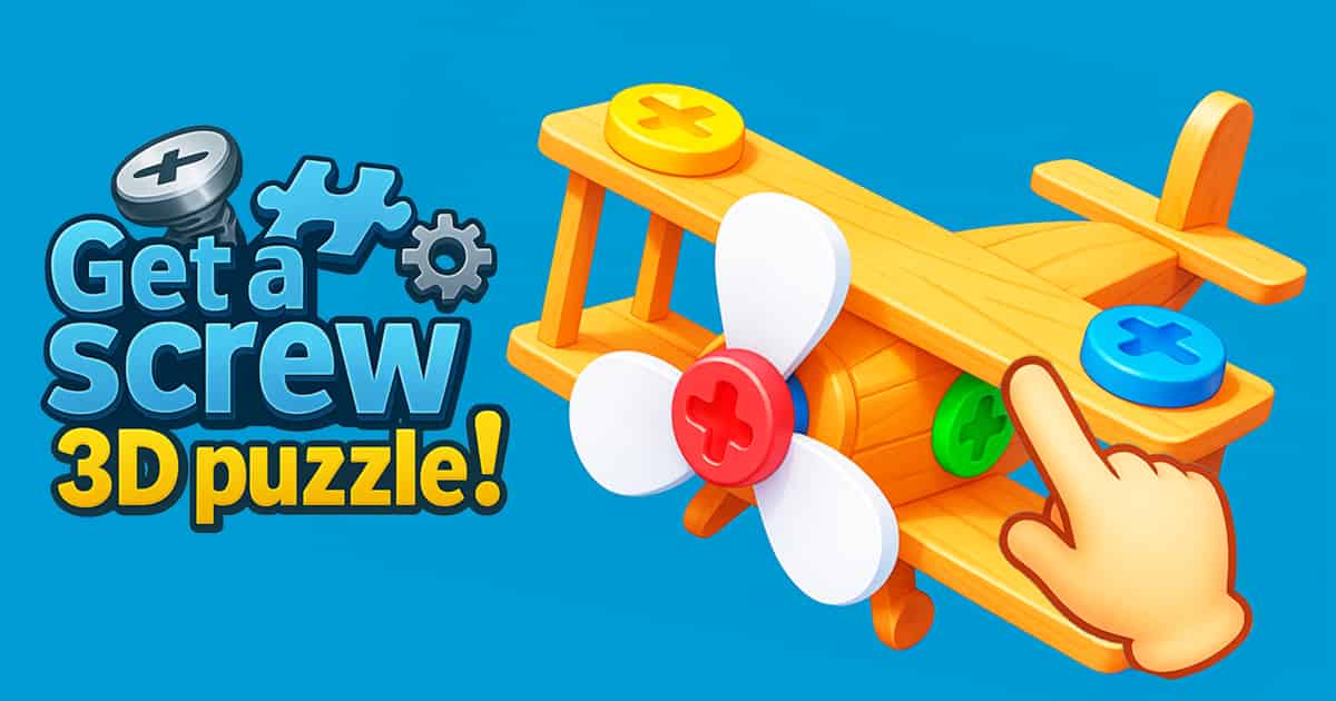 Get A Screw 3D Puzzle Game Cover