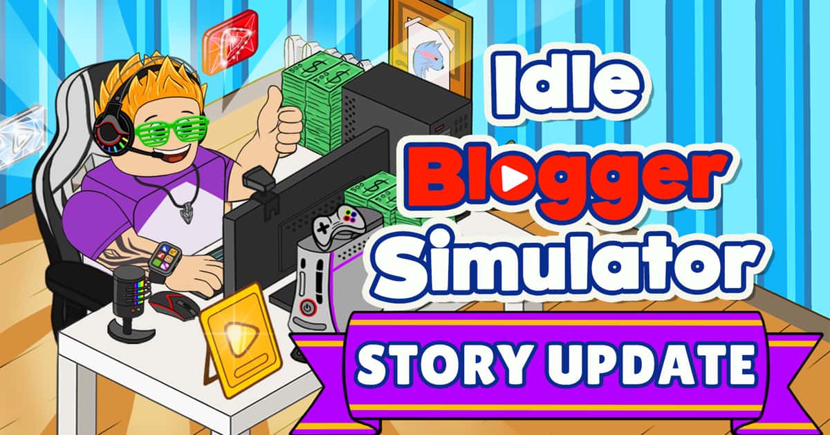 Idle Blogger Simulator Game Cover