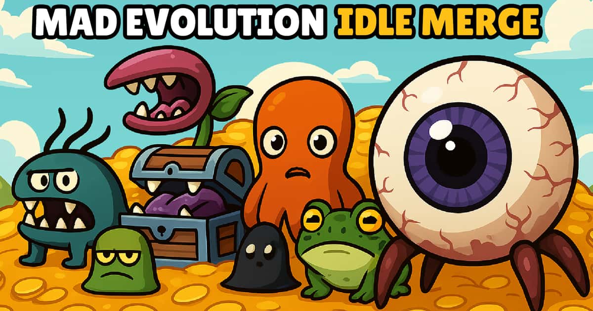 Idle-Mad Evolution Idle Merge Game Cover