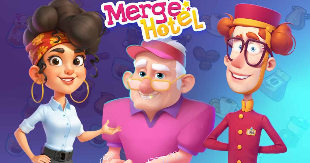 Puzzle-Merge Hotel Game Cover