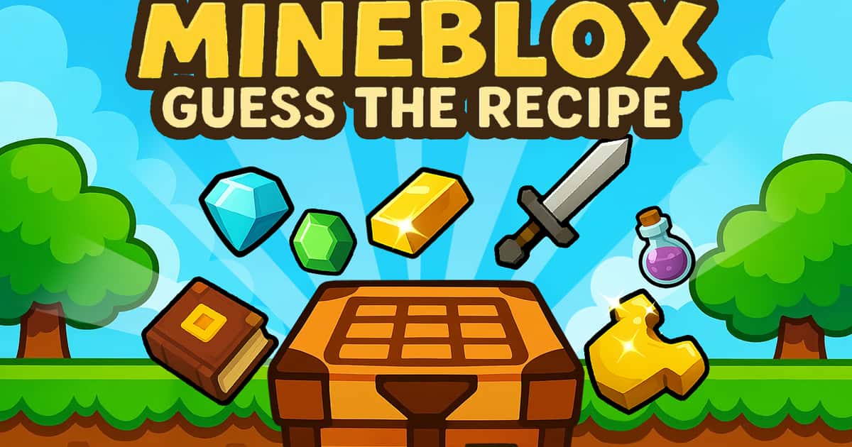 Puzzle-Mineblox - Guess the Recipe Game Cover