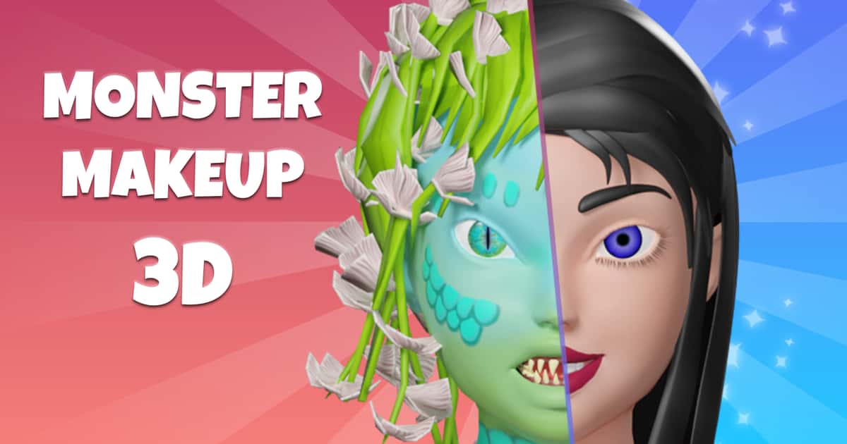 Simulation-Monster Makeup 3D Game Cover