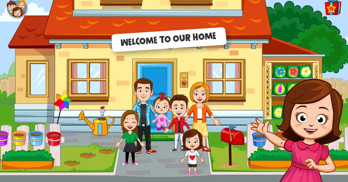 My Town Home: Family Playhouse Game Cover