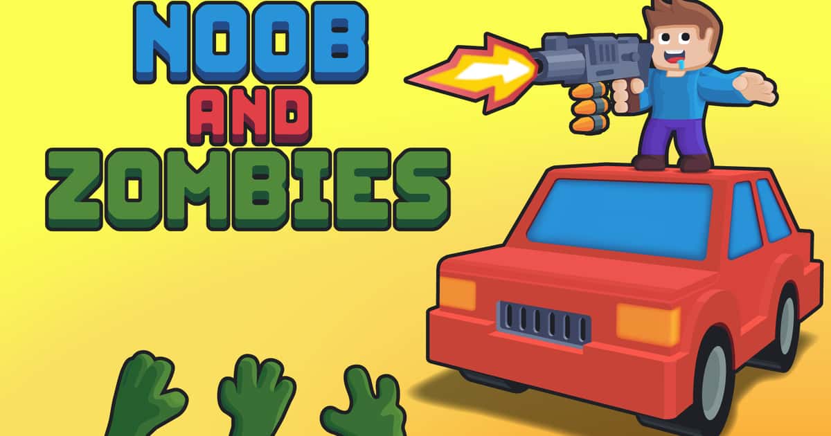 Action-Noob and Zombies Game Cover