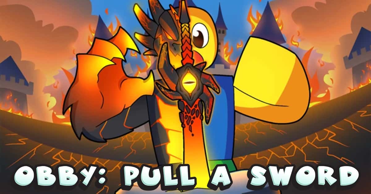 Action-Obby Pull a Sword Game Cover