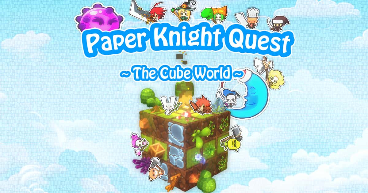 Action-Paper Knight Quest - The Cube World Game Cover