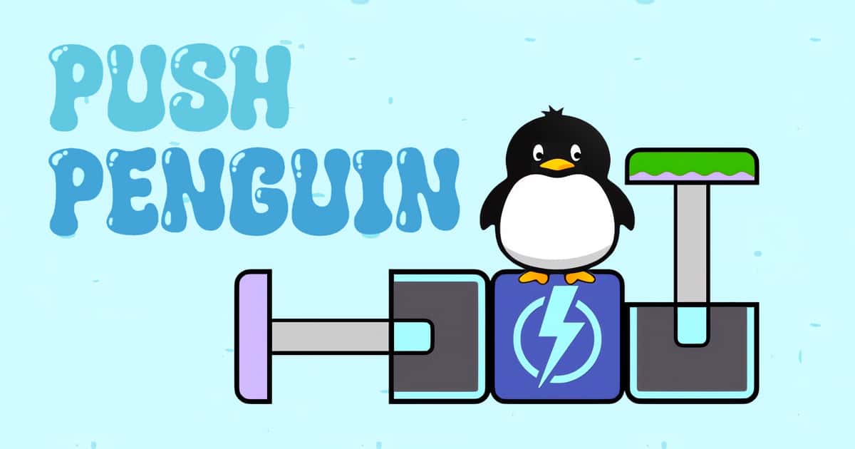 Puzzle-Push Penguin Game Cover