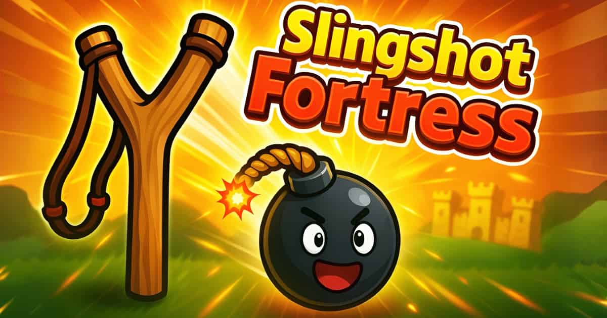 Action-Slingshot Fortress Game Cover