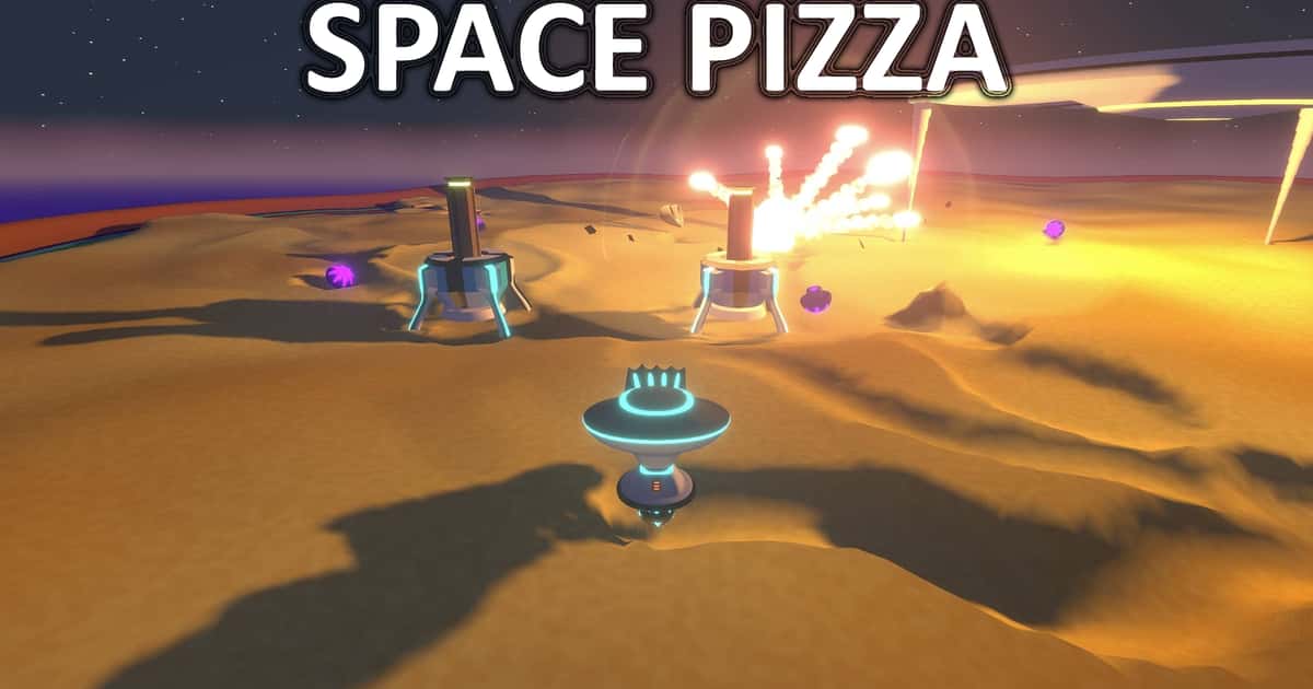 Simulation-Space Pizza Game Cover