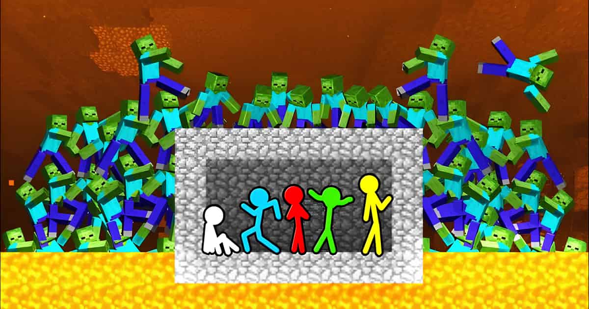 Action - Stick Fighter vs Zombies Game Cover