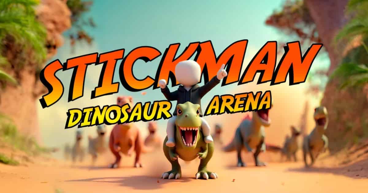 Stickman Dinosaur Arena Game Cover