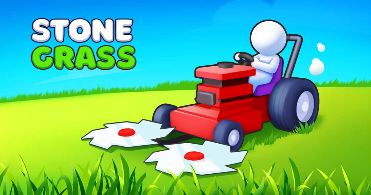 Stone Grass Mowing Simulator Game Cover