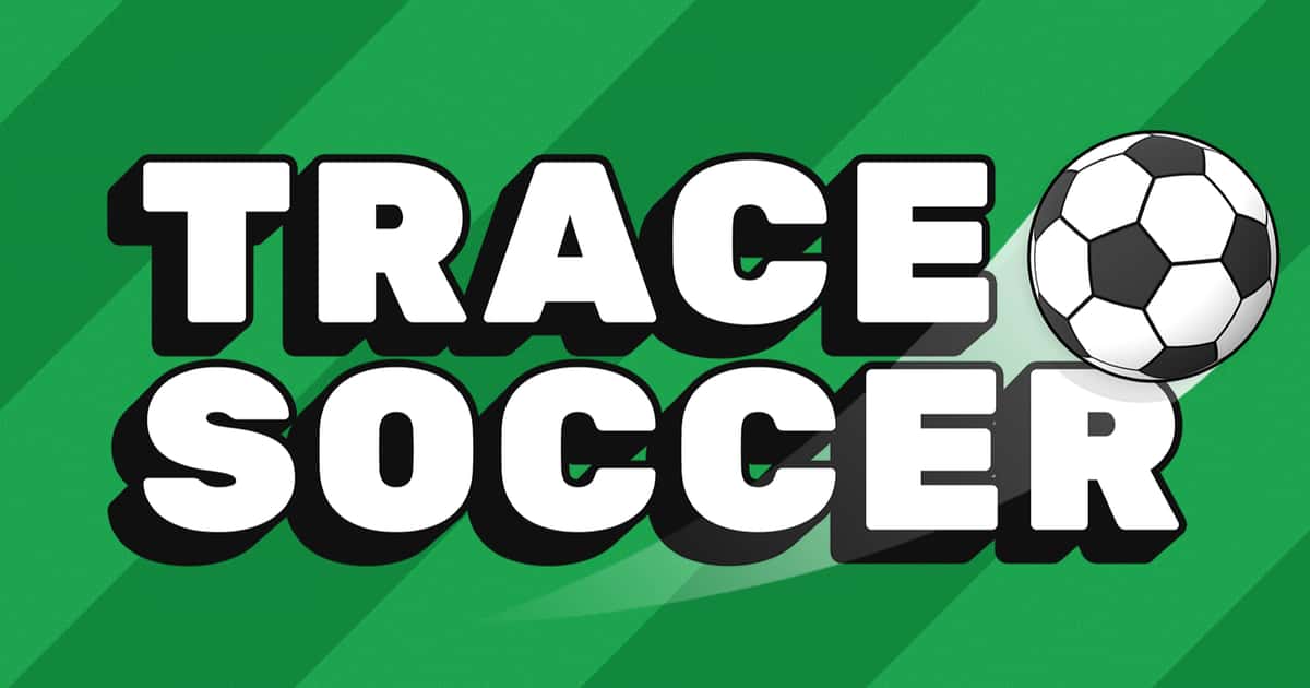 Puzzle-TraceSoccer Game Cover