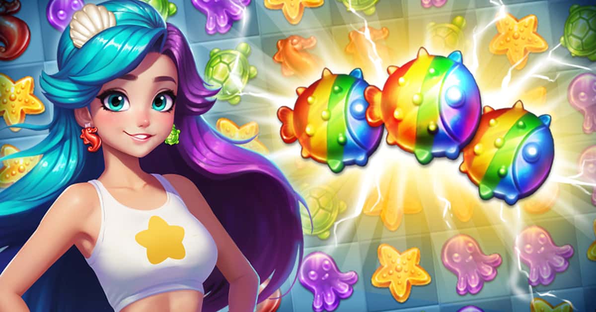 Puzzle-Underwater Adventures Match 3 Game Cover