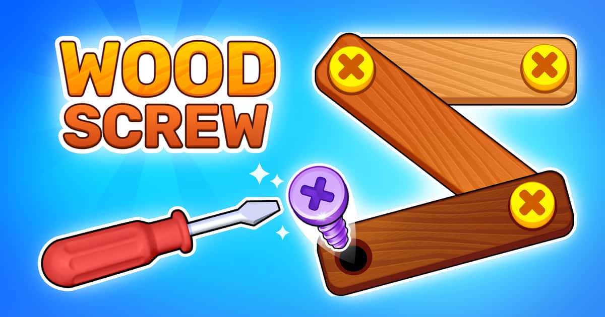 Puzzle - Wood Screw Bolts Puzzle Game Cover